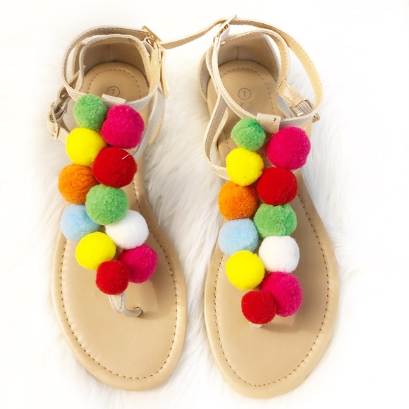 Pom Pom sandals - Picture 5 of 8